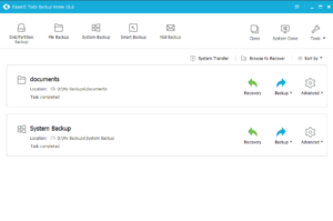 EaseUS Todo Backup Home