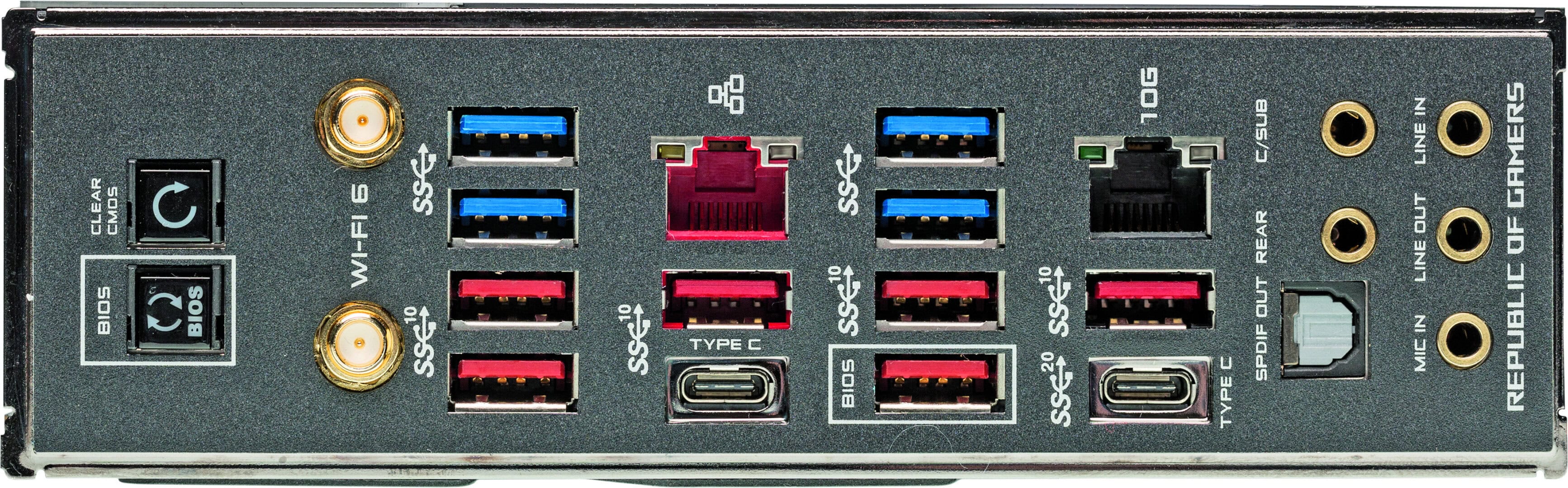 AMD Ryzen 3000 Threadripper moederbord review Asus ROG Zenith II Extreme aansluitingen poorten