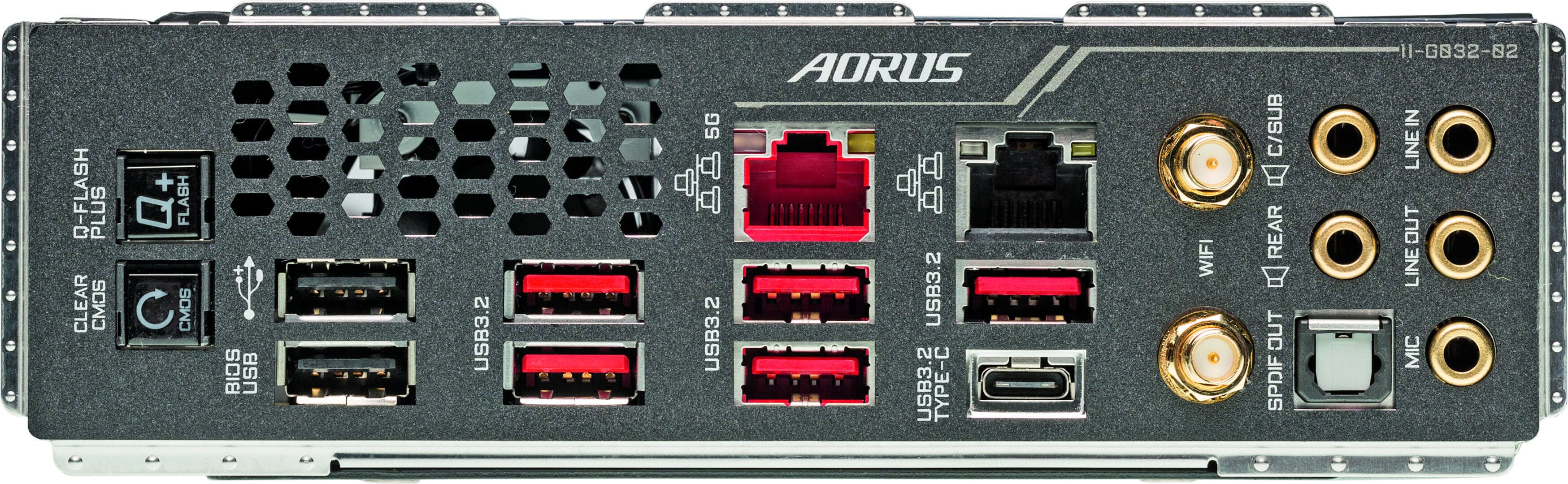 AMD Ryzen 3000 Threadripper moederbord review Gigabyte TRX40 Aorus Master aansluitingen poorten