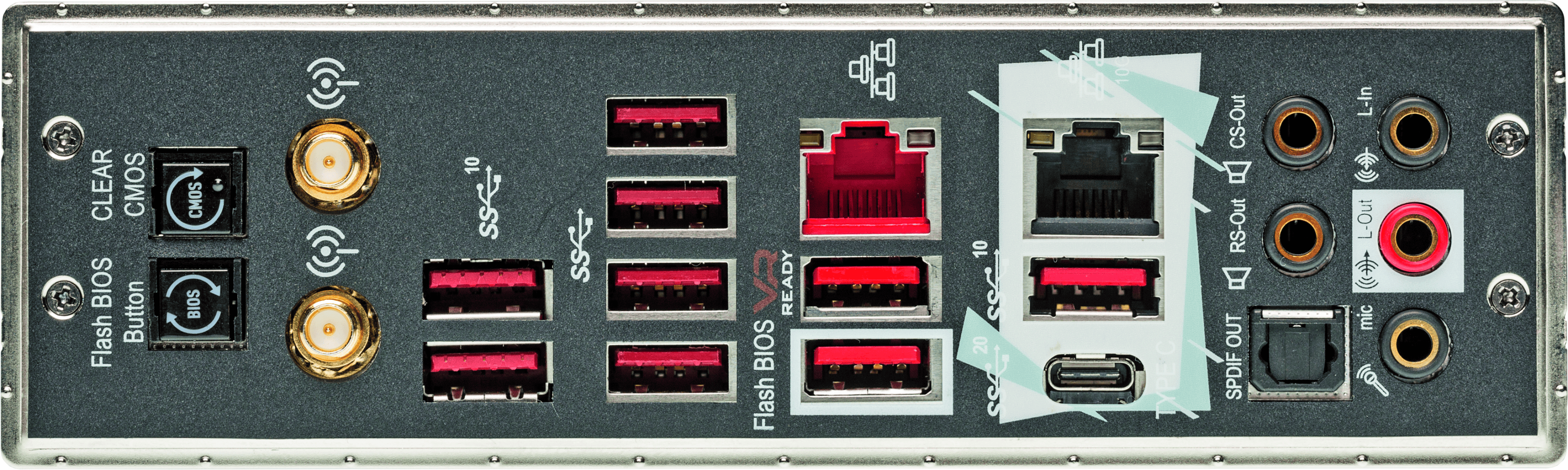 AMD Ryzen 3000 Threadripper moederbord review MSI Creator TRX40 poorten aansluitingen